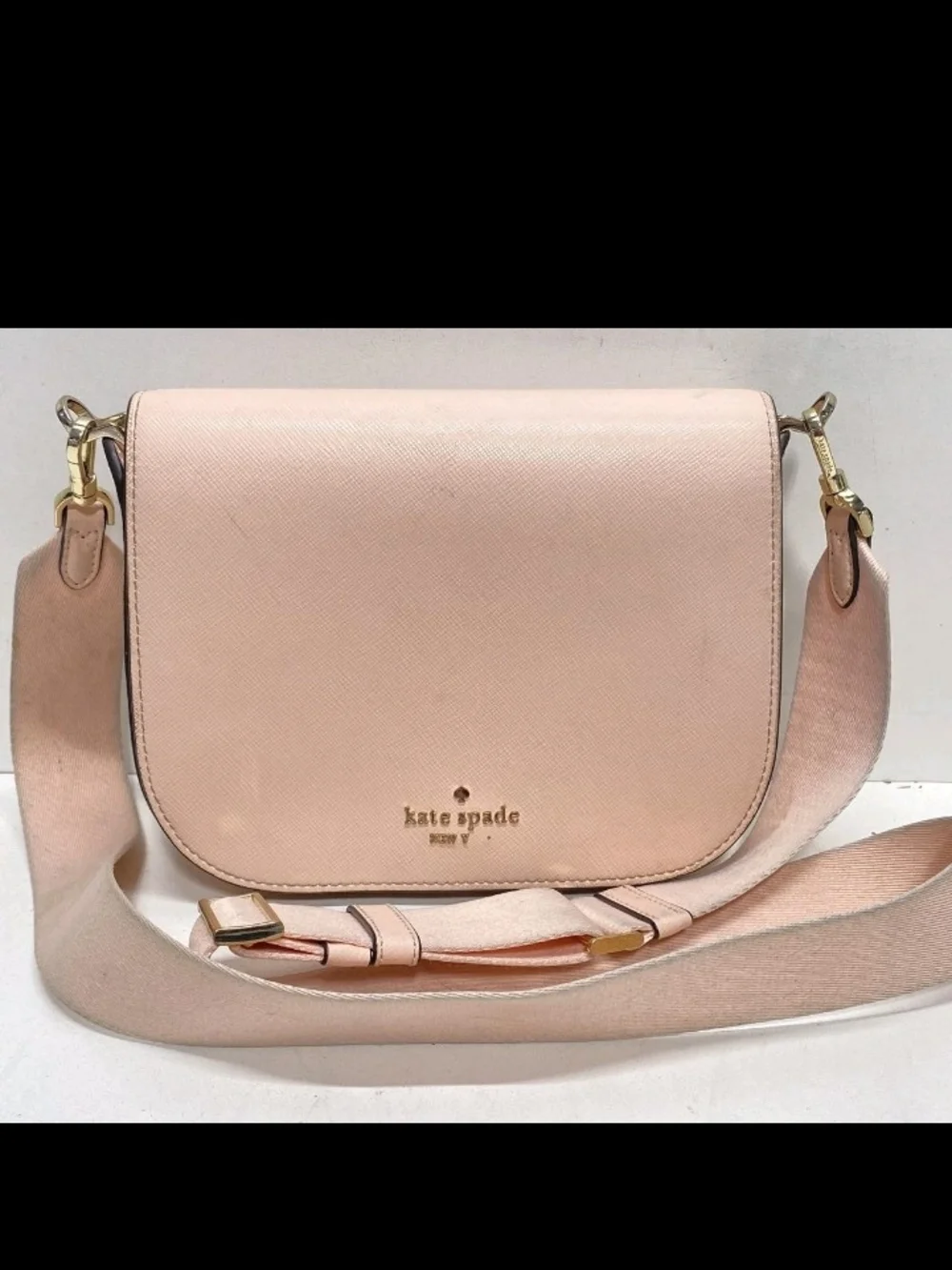 kate spade Pale Pink Crossbody Bag with Gold Hardware